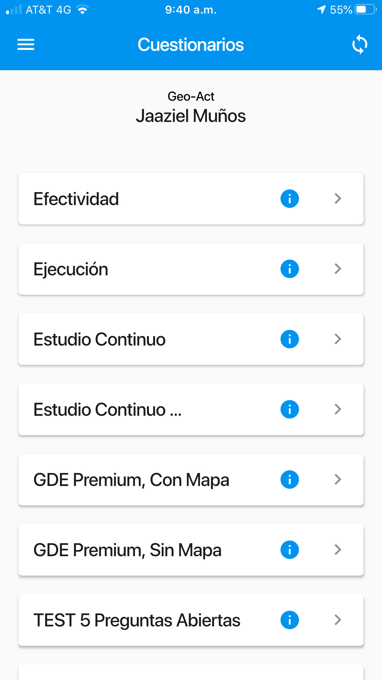 levantamiento de encuestas